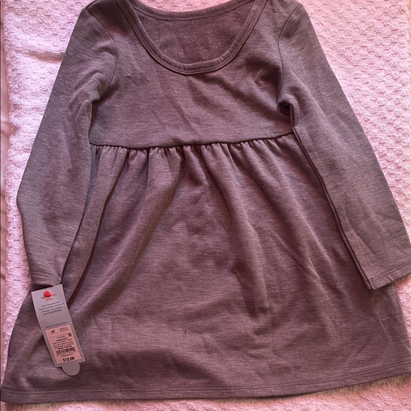 Cat & Jack Gray Long Sleeve Dress - Picture 4 of 4